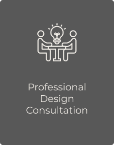 Professional design consultation card